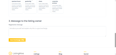 Listing